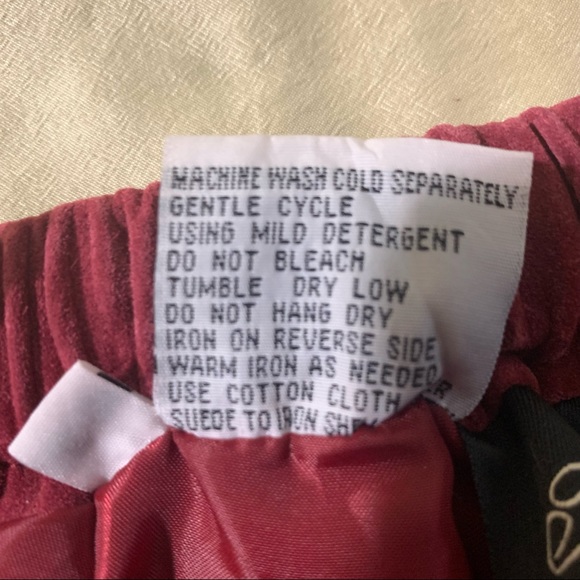 Terry Lewis Classic Luxuries genuine suede leather pants size 8 - Picture 5 of 9